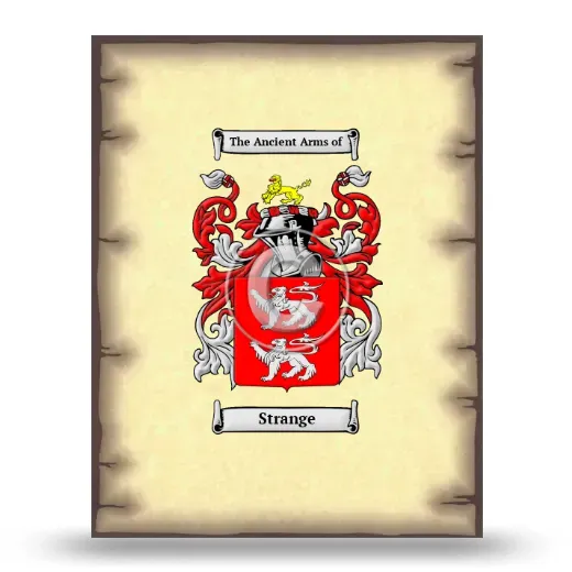 Strange Coat of Arms Print
