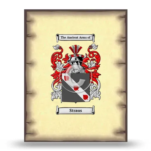 Straus Coat of Arms Print