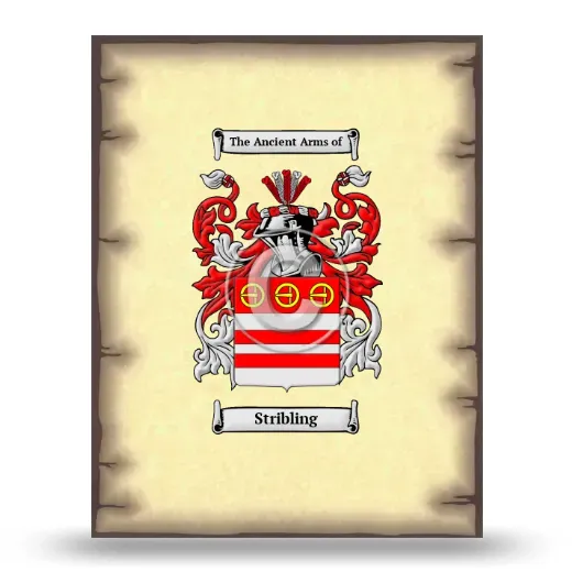 Stribling Coat of Arms Print