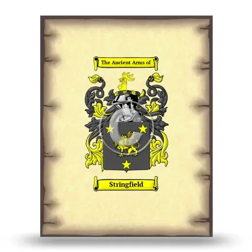 Stringfield Coat of Arms Print