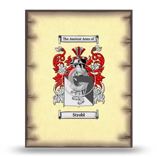 Strobl Coat of Arms Print