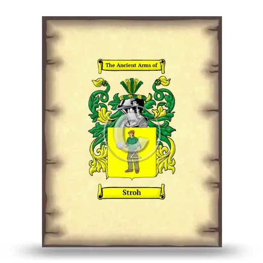 Stroh Coat of Arms Print
