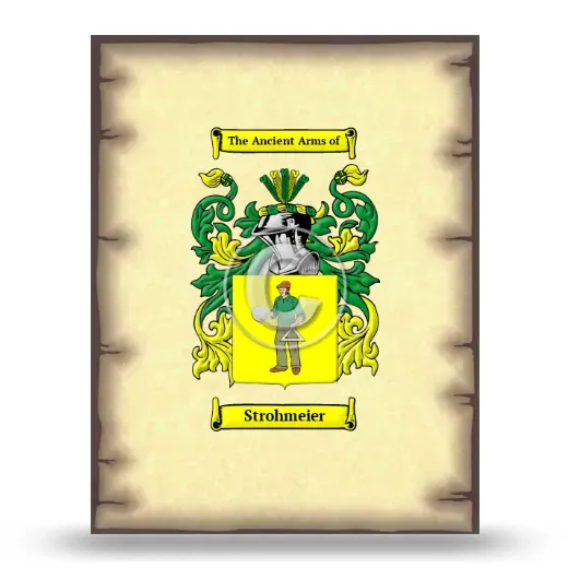 Strohmeier Coat of Arms Print