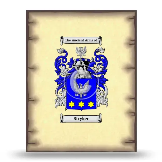Stryker Coat of Arms Print