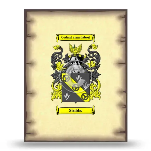Stubbs Coat of Arms Print