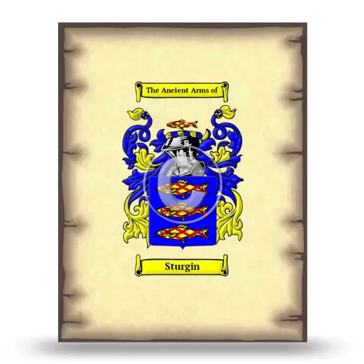Sturgin Coat of Arms Print