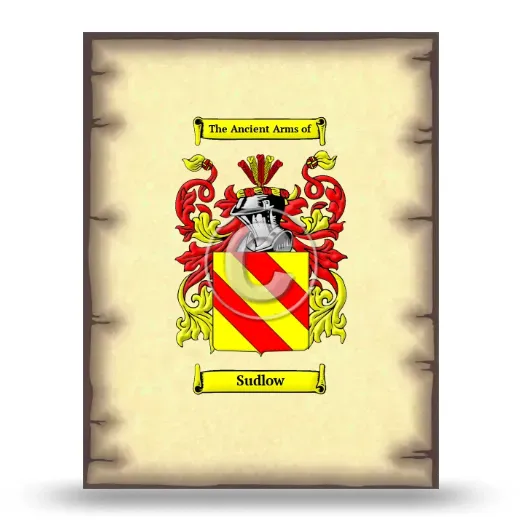 Sudlow Coat of Arms Print