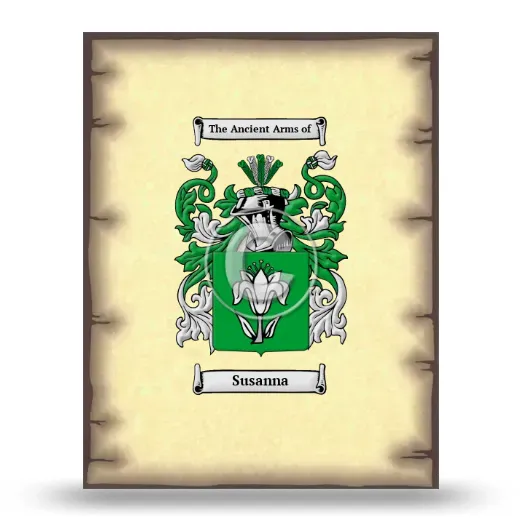 Susanna Coat of Arms Print
