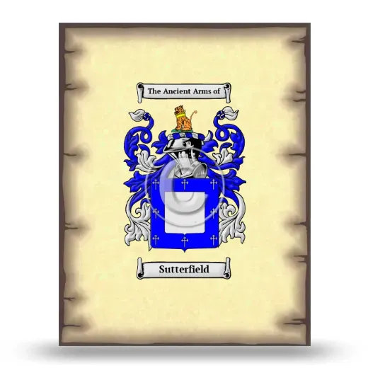 Sutterfield Coat of Arms Print