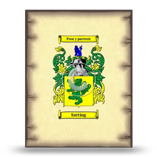 Sutting Coat of Arms Print