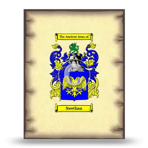 Swethan Coat of Arms Print