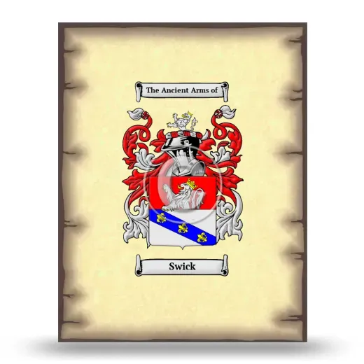 Swick Coat of Arms Print