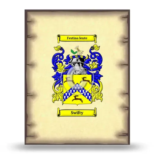 Swifty Coat of Arms Print