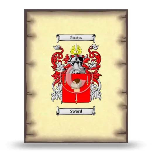Sword Coat of Arms Print
