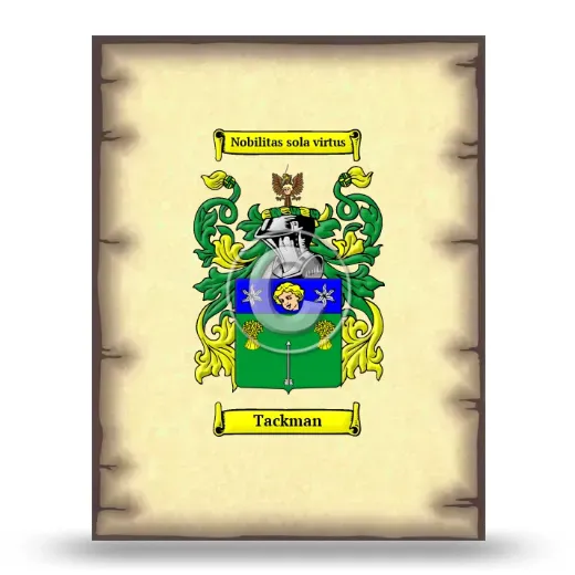 Tackman Coat of Arms Print