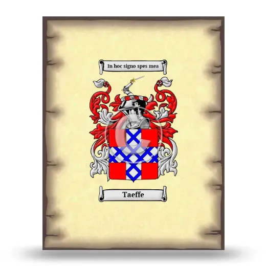 Taeffe Coat of Arms Print