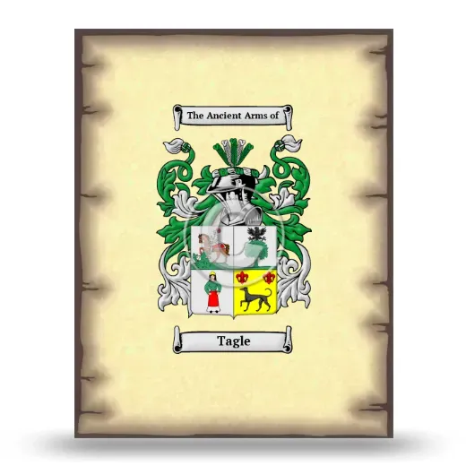 Tagle Coat of Arms Print