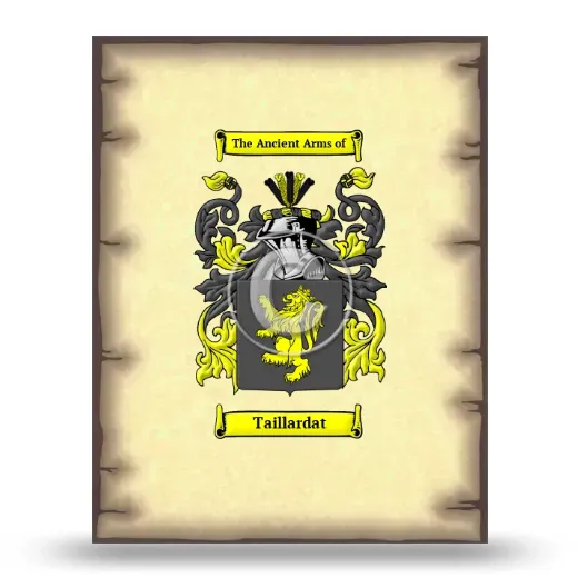 Taillardat Coat of Arms Print
