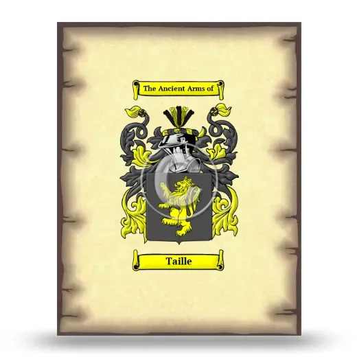 Taille Coat of Arms Print