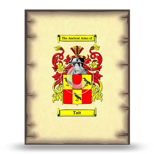 Tait Coat of Arms Print