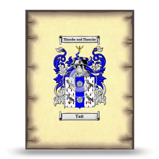 Tait Coat of Arms Print