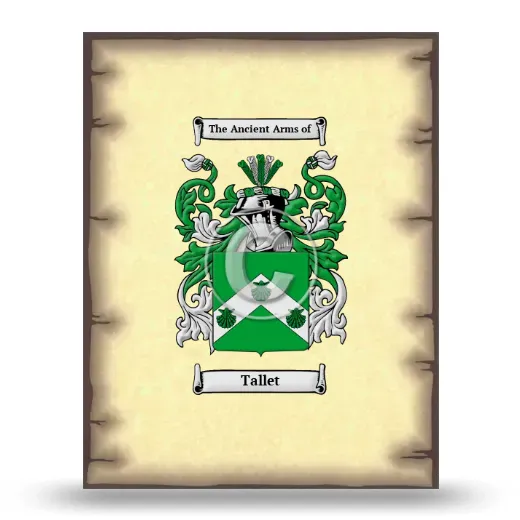 Tallet Coat of Arms Print