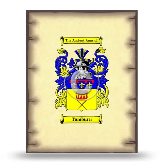 Tamburri Coat of Arms Print