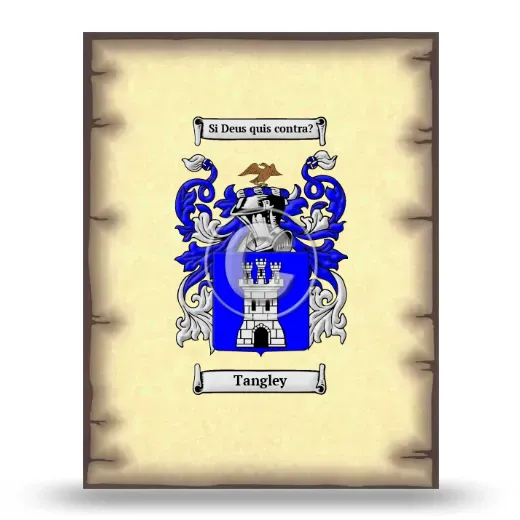 Tangley Coat of Arms Print
