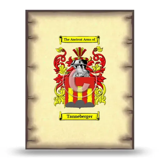 Tanneberger Coat of Arms Print