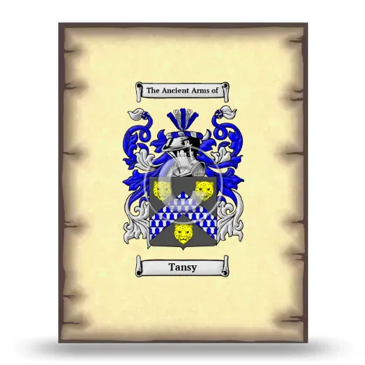 Tansy Coat of Arms Print