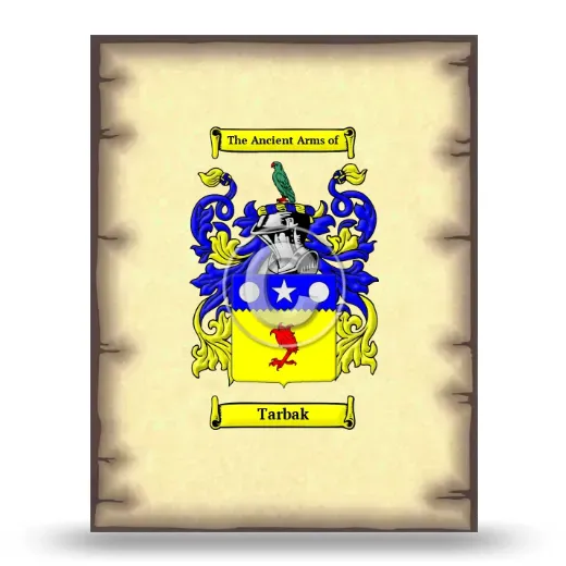 Tarbak Coat of Arms Print