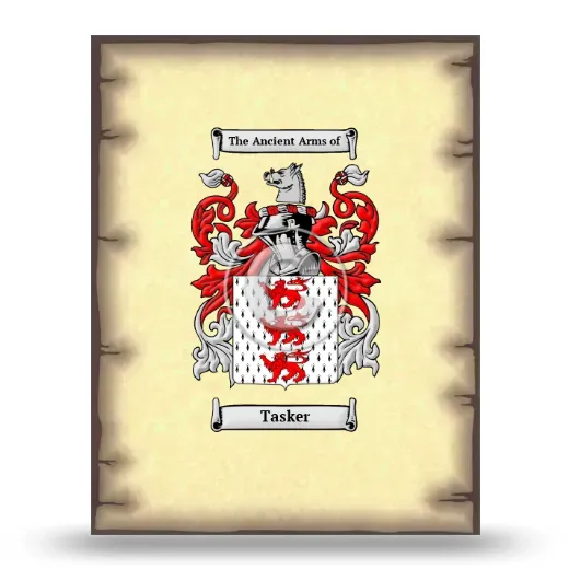 Tasker Coat of Arms Print
