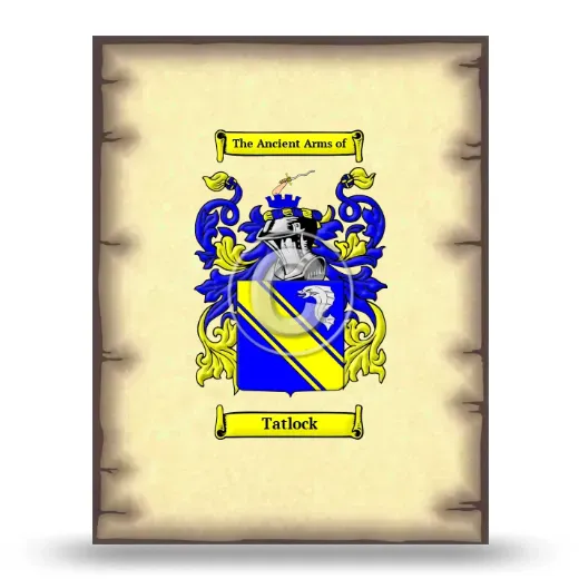 Tatlock Coat of Arms Print