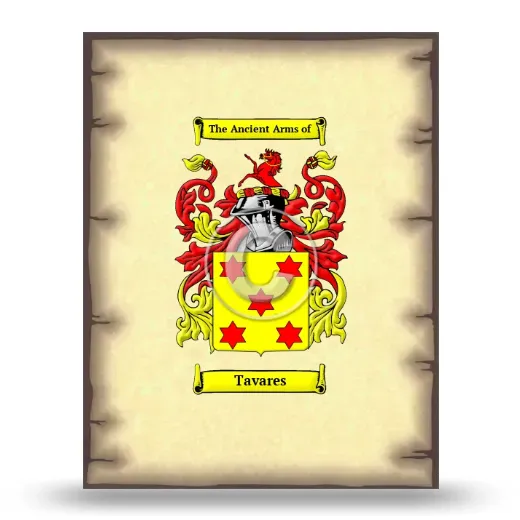 Tavares Coat of Arms Print