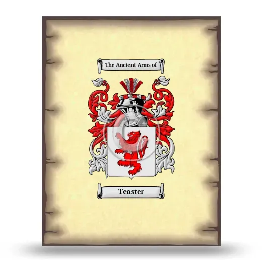 Teaster Coat of Arms Print