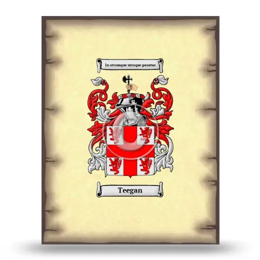Teegan Coat of Arms Print