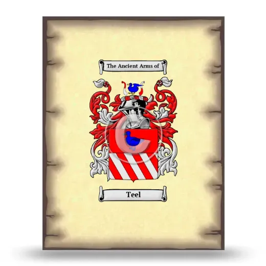 Teel Coat of Arms Print