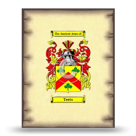 Teets Coat of Arms Print