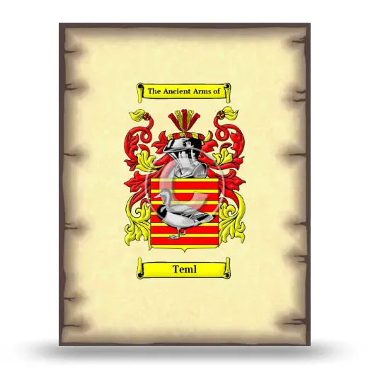 Teml Coat of Arms Print