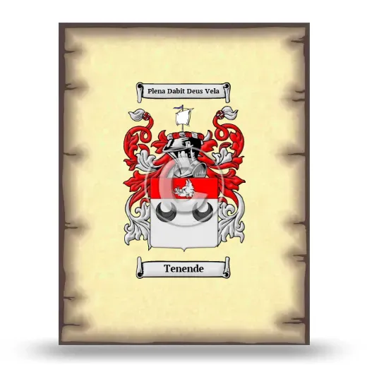 Tenende Coat of Arms Print