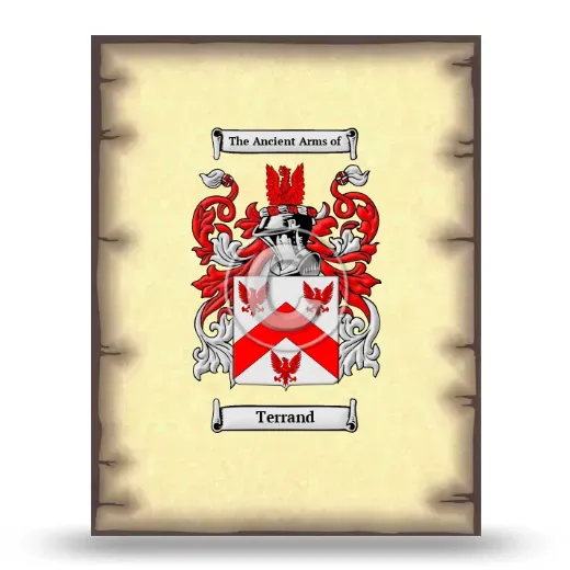 Terrand Coat of Arms Print