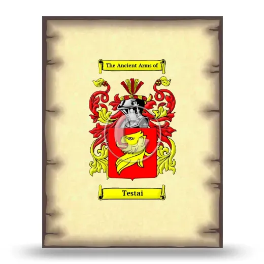 Testai Coat of Arms Print
