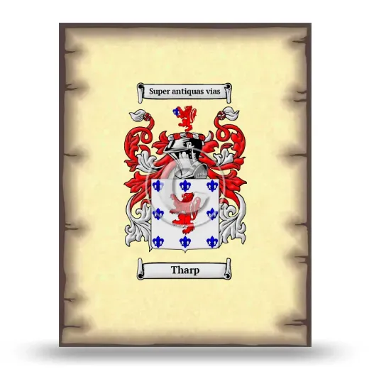 Tharp Coat of Arms Print