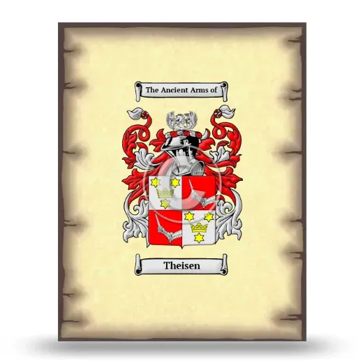 Theisen Coat of Arms Print