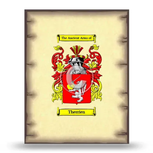 Therrien Coat of Arms Print