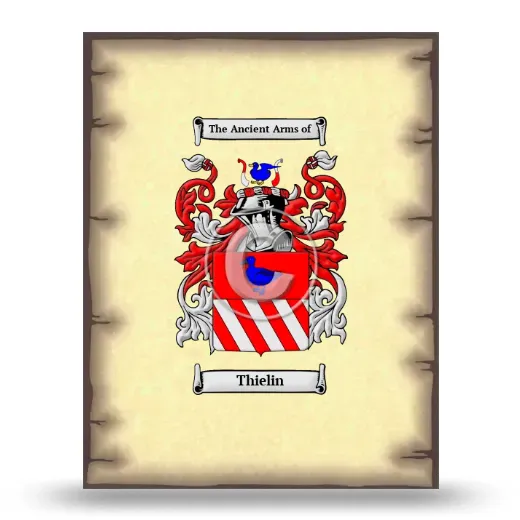Thielin Coat of Arms Print