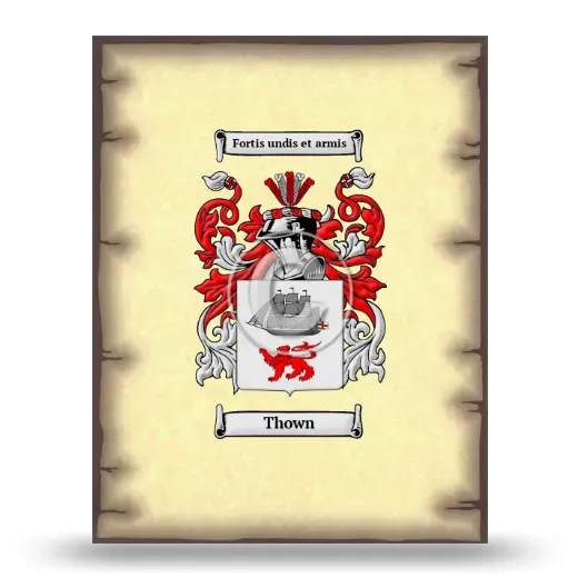 Thown Coat of Arms Print