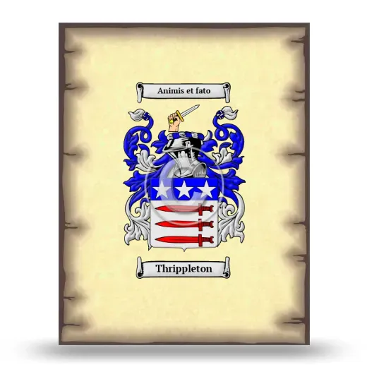 Thrippleton Coat of Arms Print