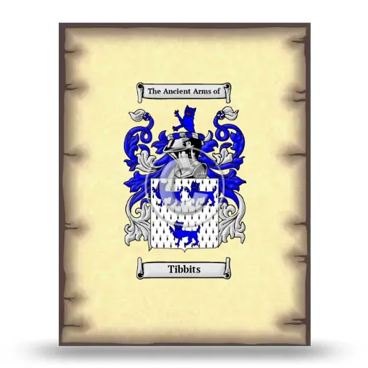 Tibbits Coat of Arms Print