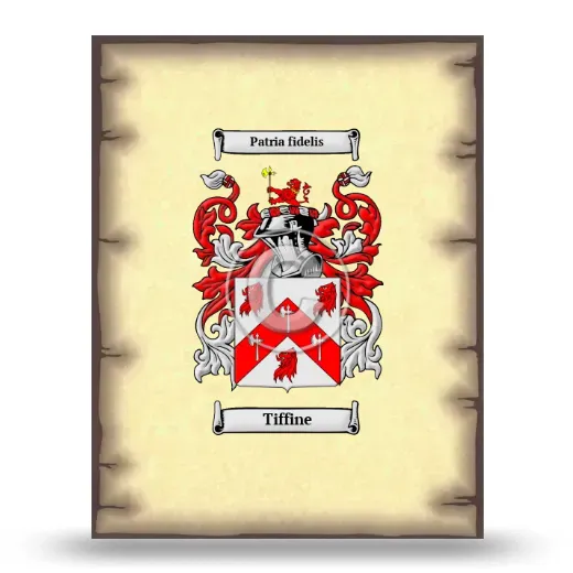 Tiffine Coat of Arms Print